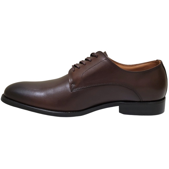 Steve Madden Men Plain Toe Derby Oxfords Daxtin Size US 8.5M Brown Leather